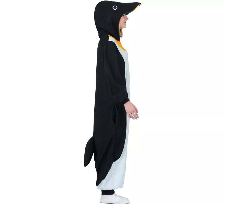Translation missing: en.Disfraz o Pijama de Pingüino con capucha para adulto