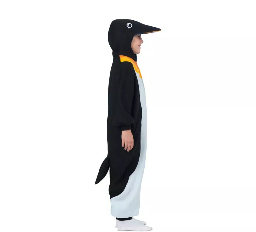 Disfraz o Pijama de Pingüino con capucha para niños