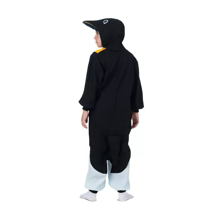 Disfraz o Pijama de Pingüino con capucha para niños