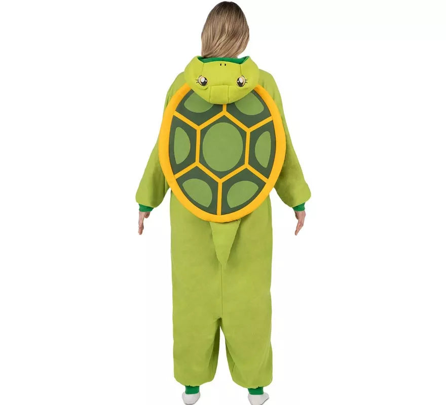 Translation missing: en.Disfraz o Pijama de Tortuga con capucha y cola para adulto