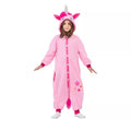 Disfraz o Pijama de Unicornio rosa con capucha para niños