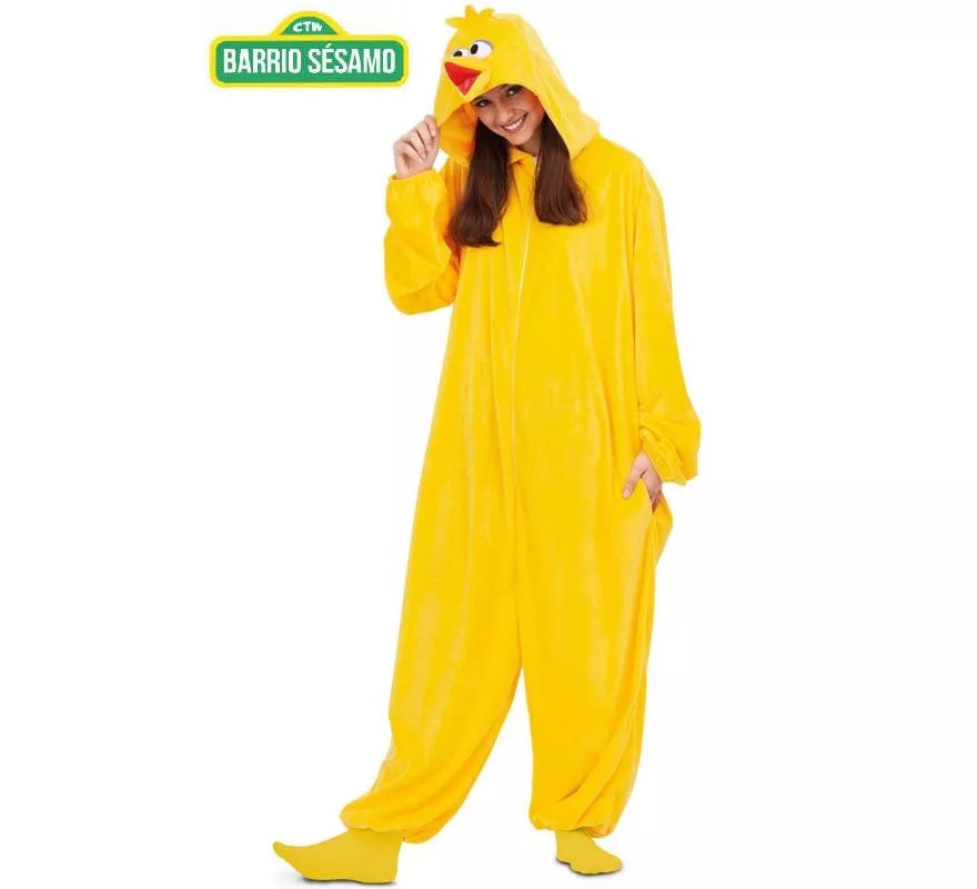 Translation missing: en.Disfraz o Pijama Gallina Caponata de Barrio Sésamo para adulto