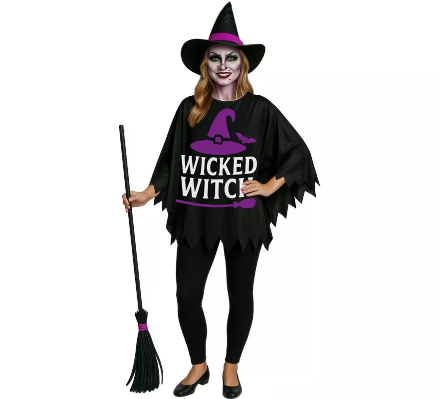 Translation missing: en.Disfraz o Poncho de Bruja con Sombrero para mujer
