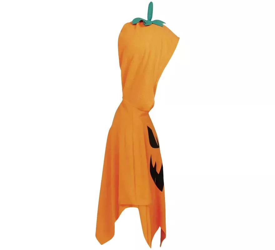 Translation missing: en.Disfraz o Poncho de Calabaza Malvada para niños