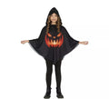 Disfraz o Poncho de Calabaza para niños