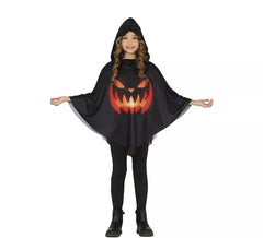 Pumpkin Costume or Poncho for Kids