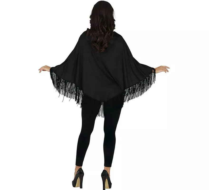 Disfraz o Poncho de Día de los Muertos para mujer