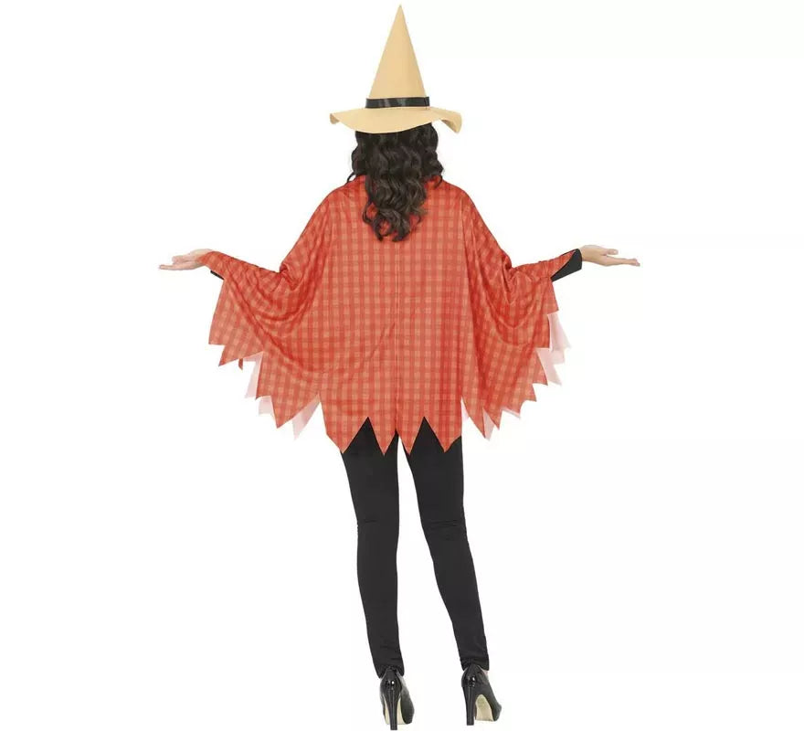 Translation missing: en.Disfraz o Poncho de Espantapájaros con Sombrero para mujer