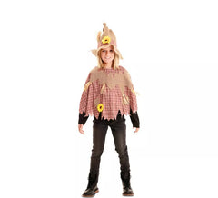 Scarecrow Costume or Poncho for Children