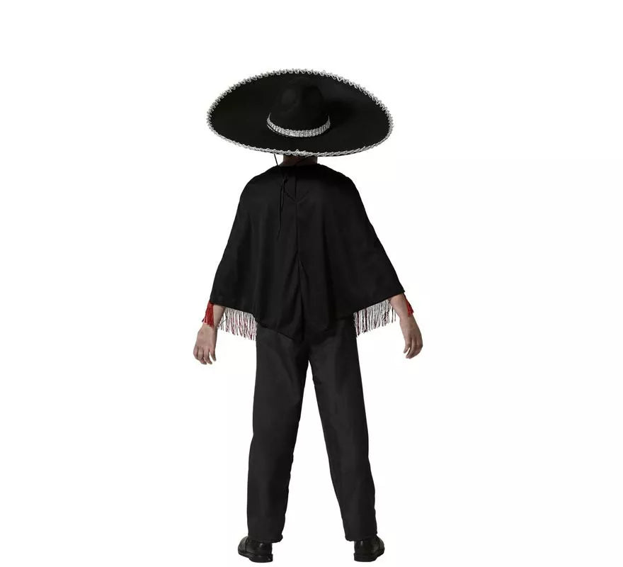 Translation missing: en.Disfraz o Poncho de Esqueleto Divertido para niño