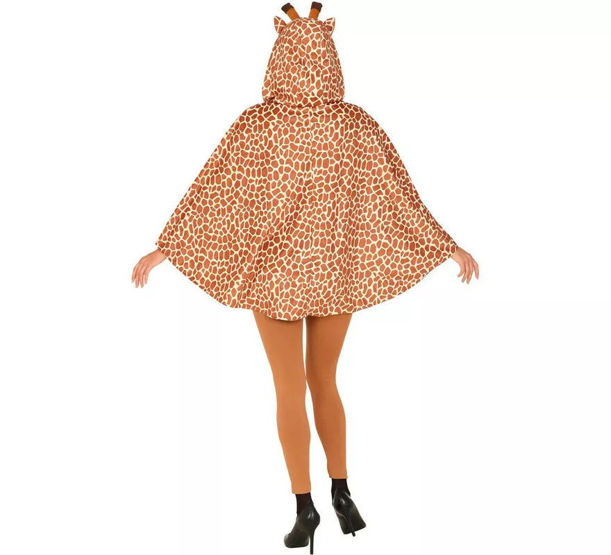Translation missing: en.Disfraz o Poncho de Jirafa con Capucha para adulto