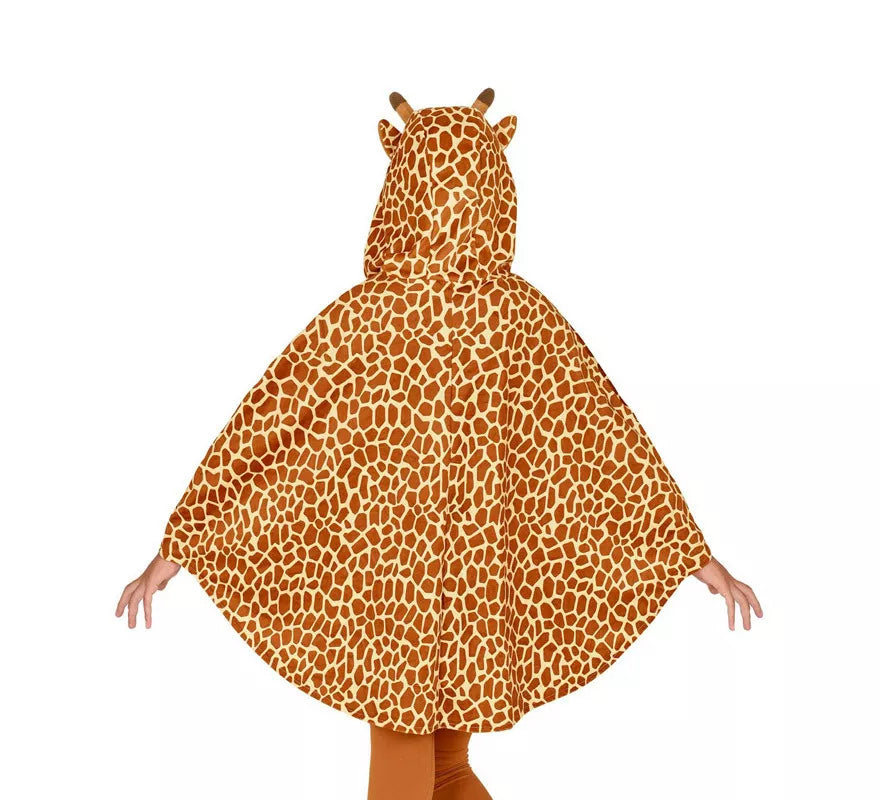 Translation missing: en.Disfraz o Poncho de Jirafa con Capucha para niños