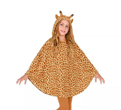 Giraffe Costume or Poncho with Hood for children