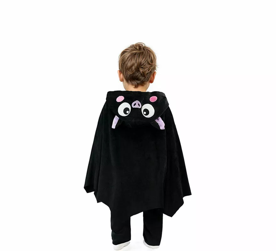 Disfraz o Poncho de Murciélago para bebé