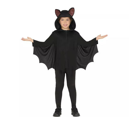 Disfraz o Poncho de Murciélago para niños