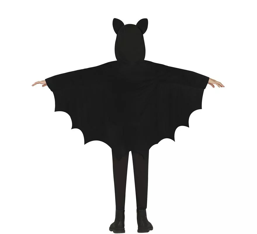 Disfraz o Poncho de Murciélago para niños