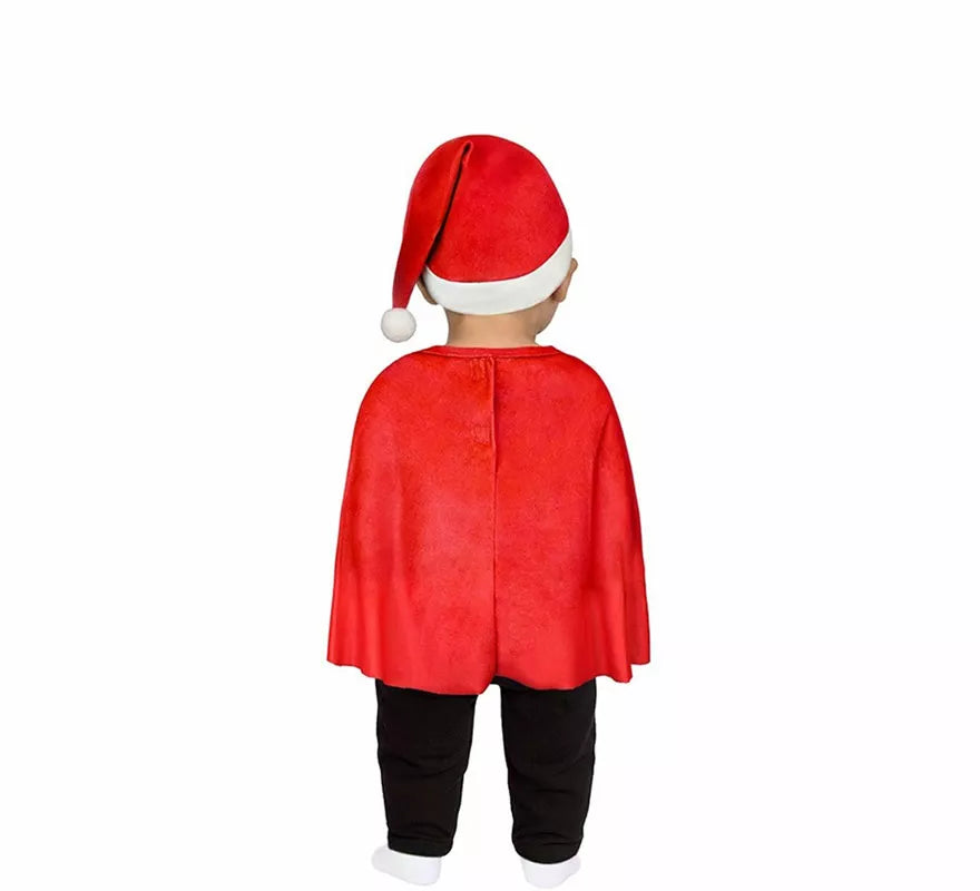 Translation missing: en.Disfraz o Poncho de Papá Noel para bebé