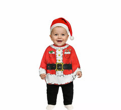 Santa Claus Costume or Poncho for Baby