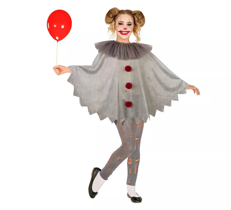 Translation missing: en.Disfraz o Poncho de Payaso Aterrador para niños