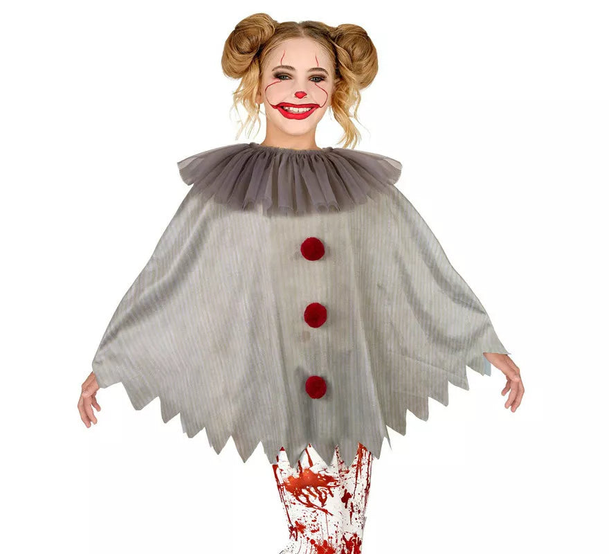 Translation missing: en.Disfraz o Poncho de Payaso Aterrador para niños