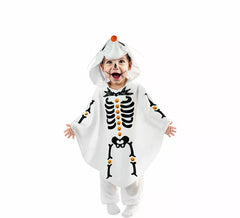 Skeleton Dog Costume or Poncho for Baby
