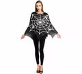 Disfraz o Poncho de Telaraña Horripilante para mujer