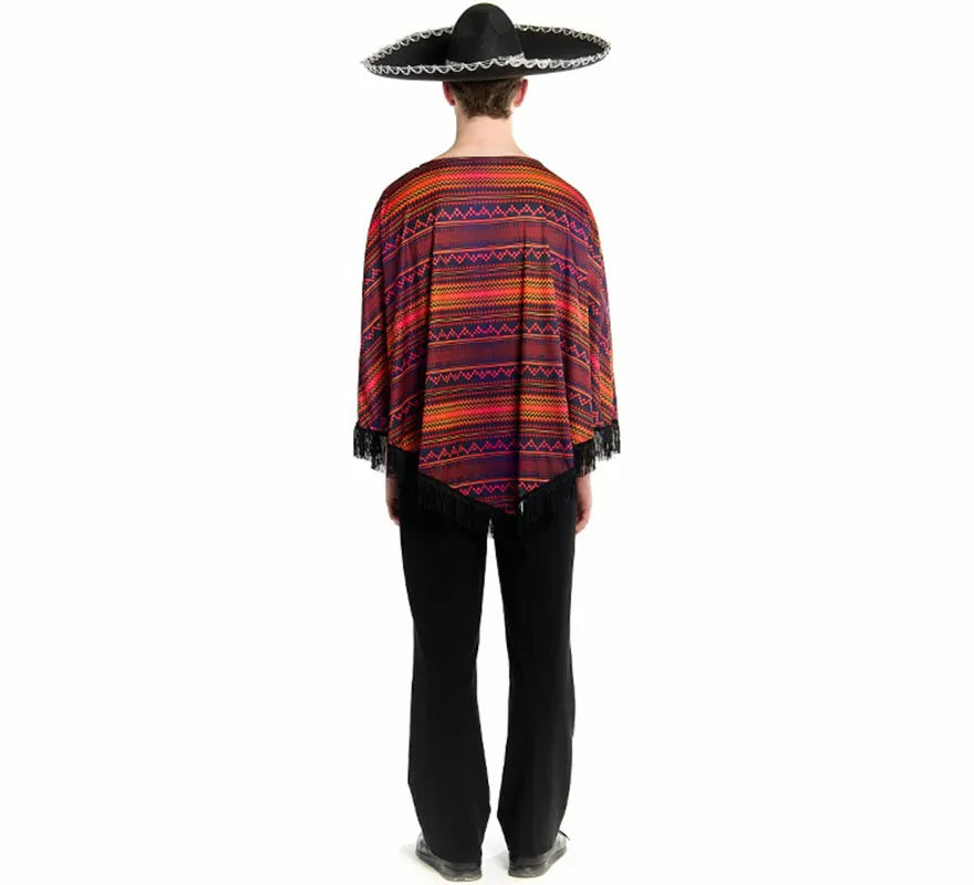 Disfraz o Poncho Mexicano de Catrina para hombre