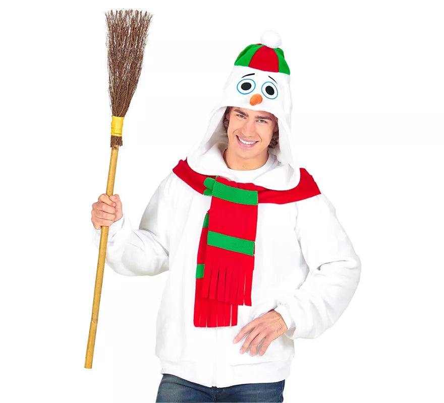 Disfraz o Sudadera de Muñeco de Nieve para adultos