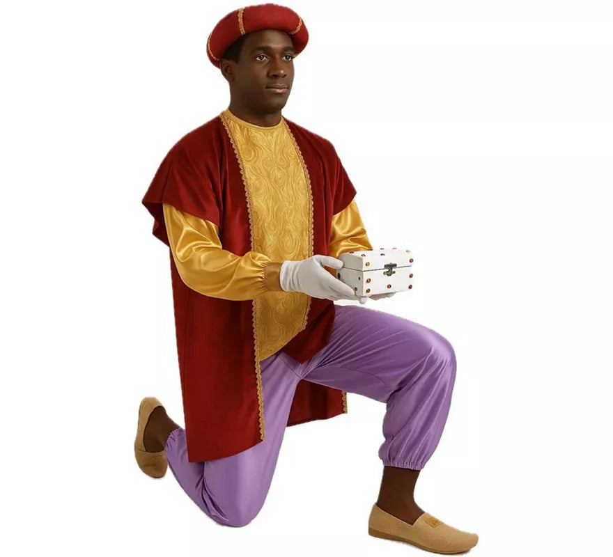 Disfraz o traje Paje del Rey Baltasar extra adulto
