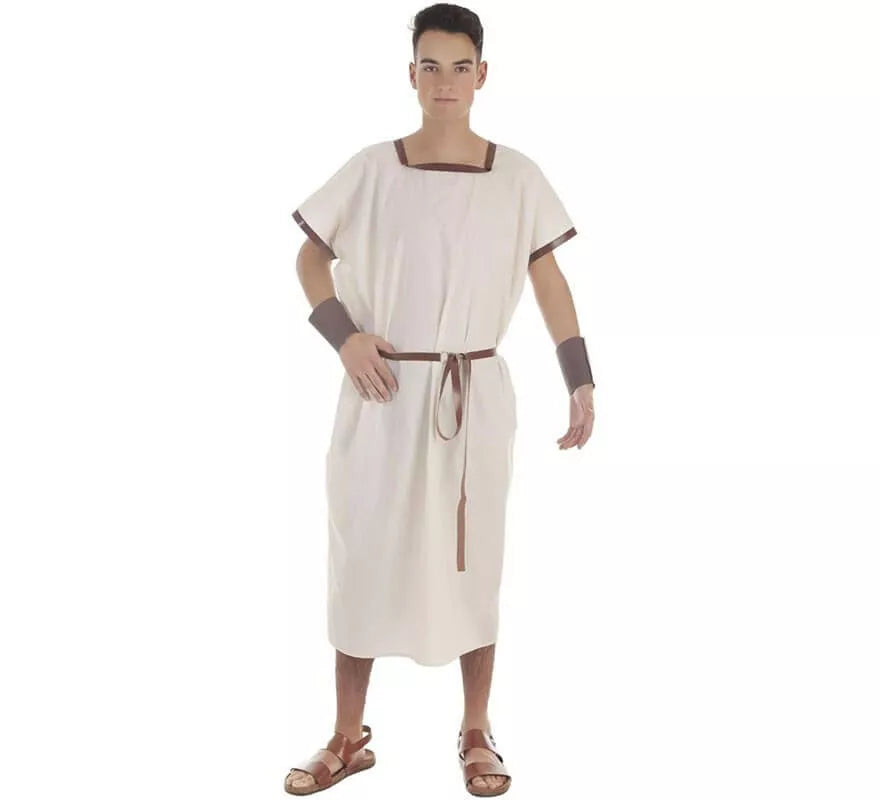 Translation missing: en.Disfraz o Túnica Beige de Romano para hombre