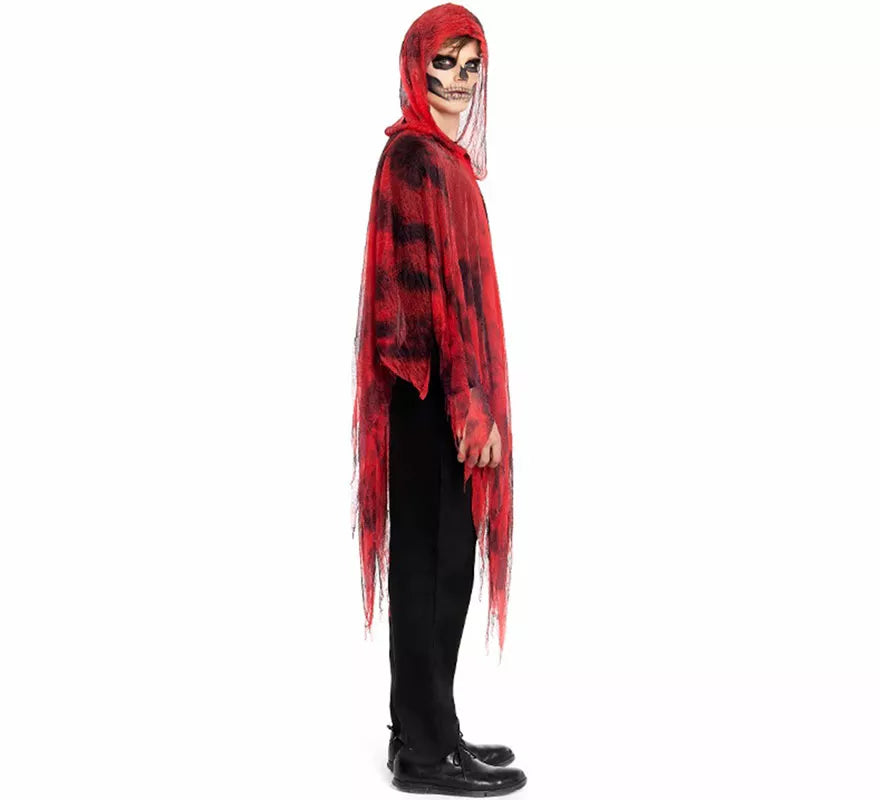 Translation missing: en.Disfraz o Túnica de Espíritu Maligno rojo para hombre