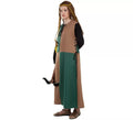 Disfraz o Túnica Marrón y Verde Medieval para adultos