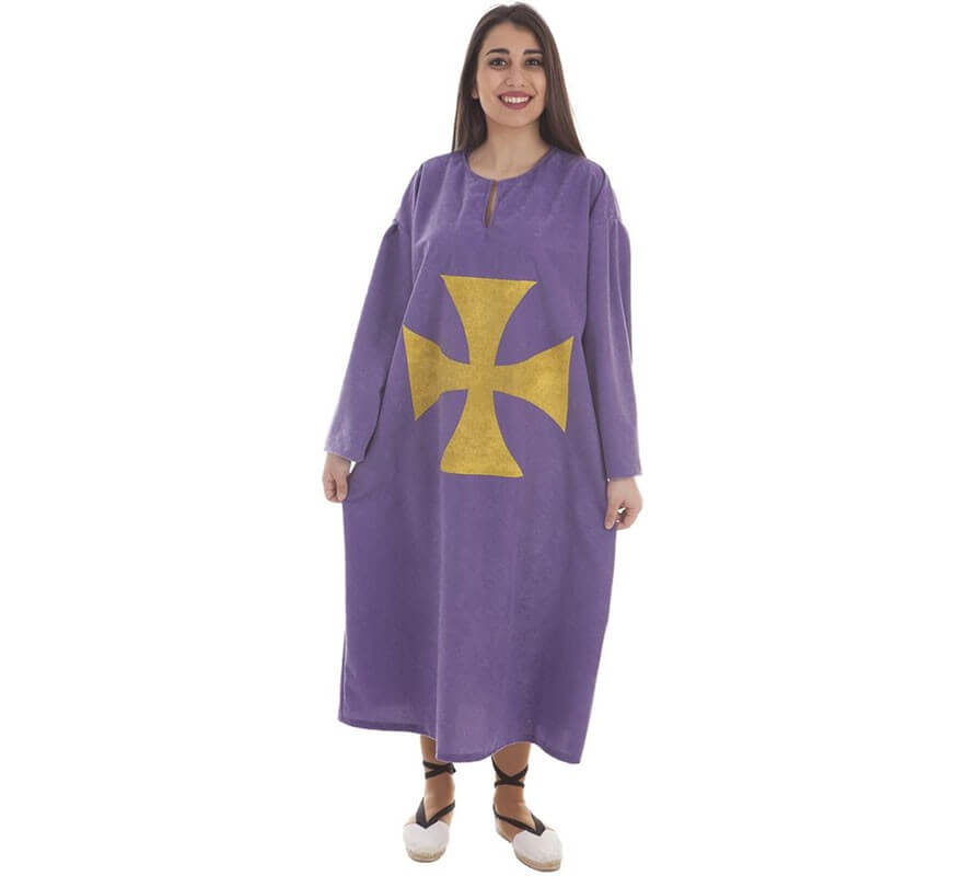 Translation missing: en.Disfraz o Túnica Purpura con Cruz para mujer
