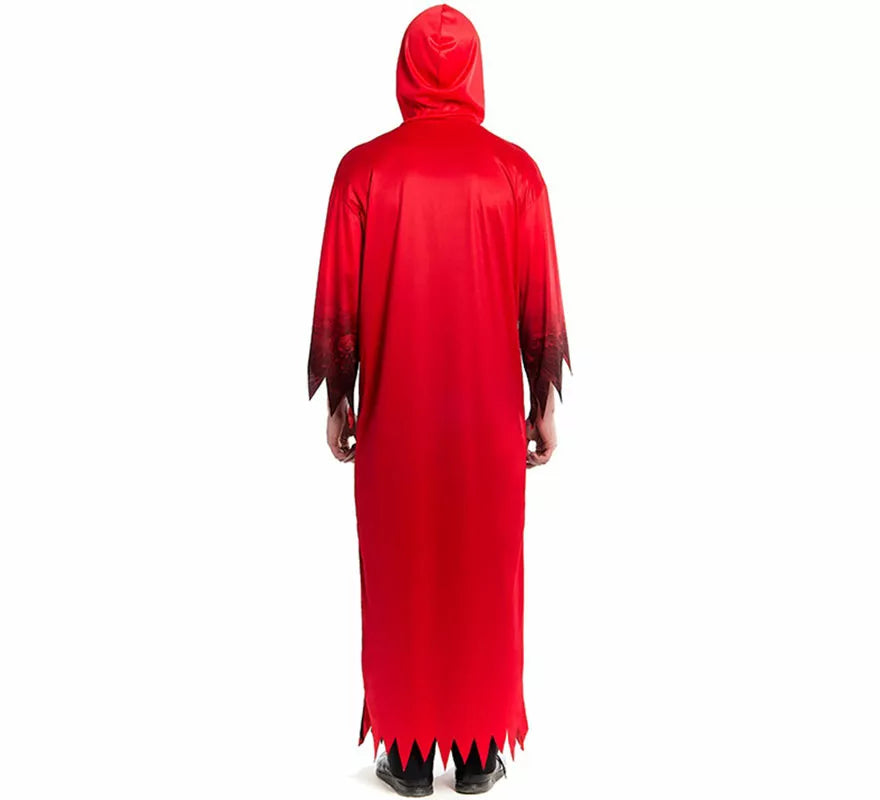 Disfraz o Túnica roja del Inframundo para hombre