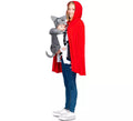Disfraz Pack Caperucita y Lobito con Cubremochila para bebé y adulto
