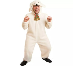 White Sheep Christmas Costume for Adults