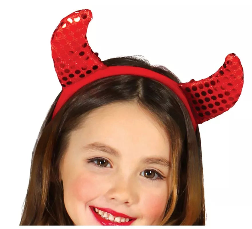 Disfraz para niñas de Diablesa rojo y negro