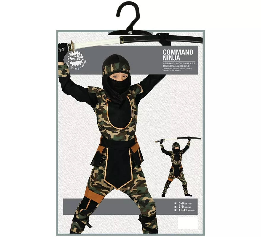Translation missing: en.Disfraz para niños de Ninja Comando