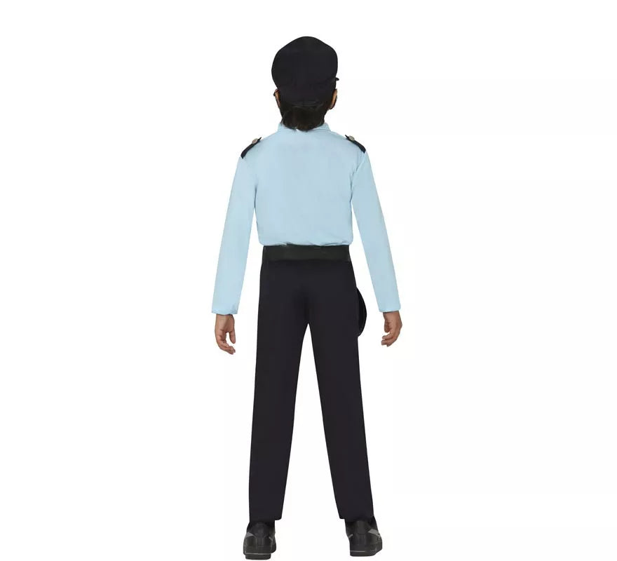 Disfraz para niños de Policía azul