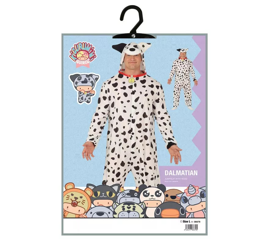 Disfraz Pijama de Dálmata para adultos