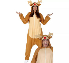 Rudolph Reindeer Pajamas Costume for adults