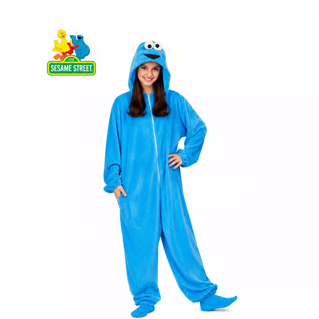 Disfraz Pijama de Triki Monstruo de las Galletas para adultos