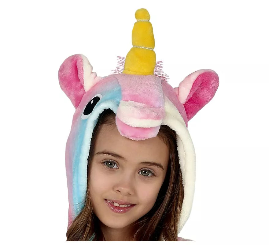Disfraz Pijama de Unicornio Multicolor para niña