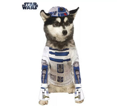 Costume robot r2-d2 Star Wars per cane