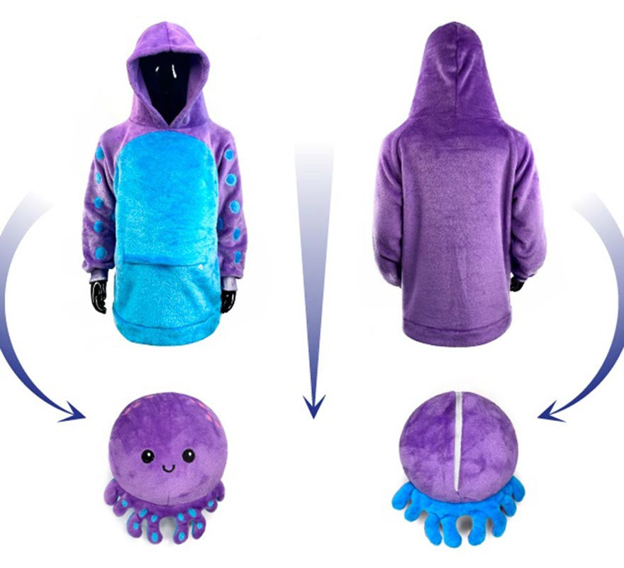 Translation missing: en.Disfraz Sudadera Peluche Pepa Pulpa para adulto