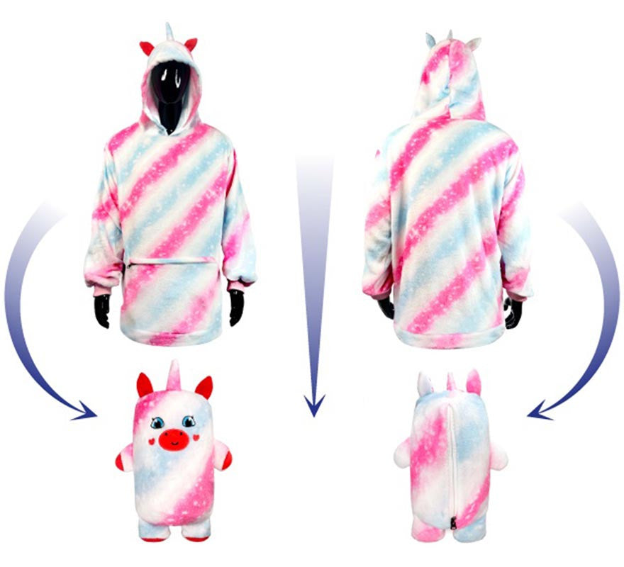 Translation missing: en.Disfraz Sudadera Peluche Uri Unicornio infantil