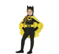 Disfraz Superheroína Negra y Amarilla para niña