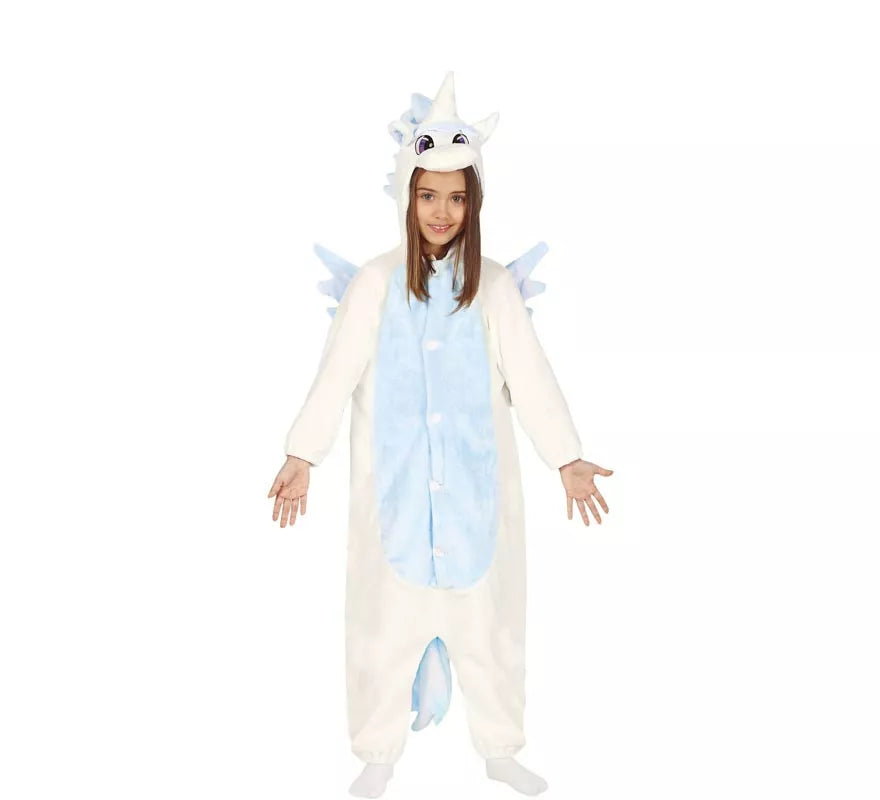 Translation missing: en.Disfraz tipo Pijama de Unicornio Azul para niños