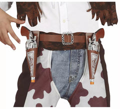 Two 20 cm Cowboy Gun Holsters