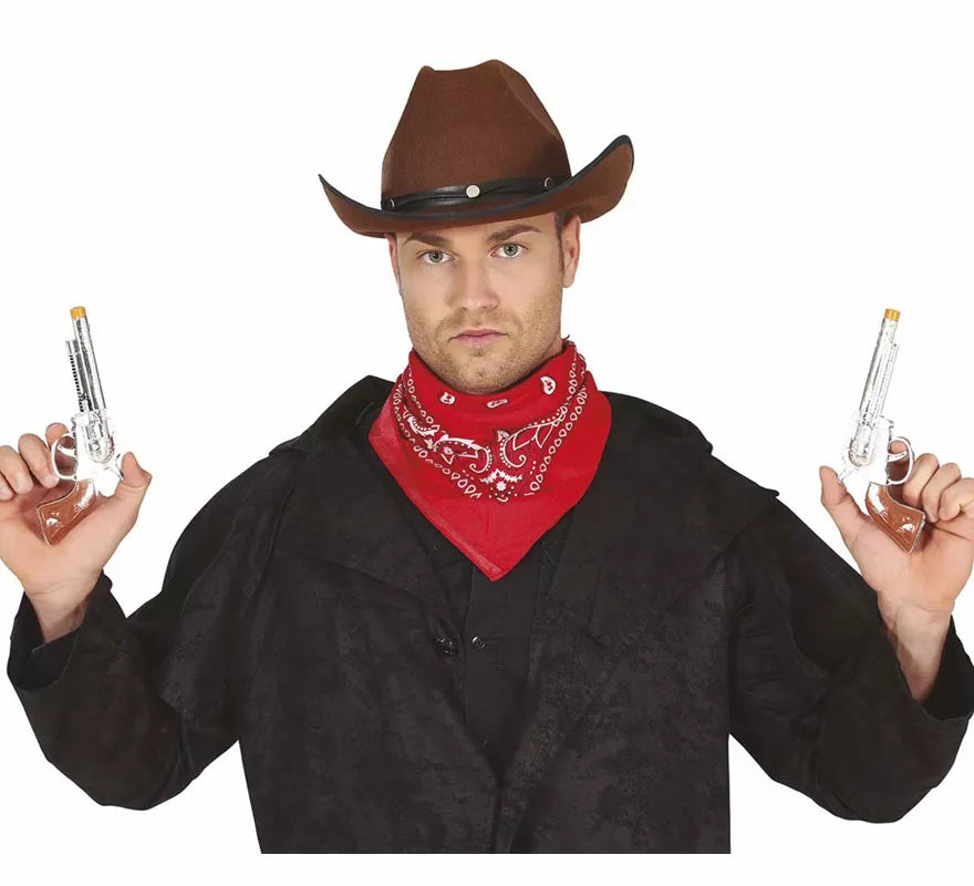 Dos Pistolas Cortas de Vaquero de 20 cm